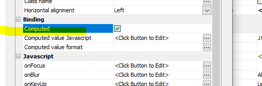 Setting a field to be computed in a JSON Form.